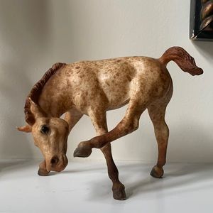 Vintage early 1970s Breyer Red Roan Scratching Foal